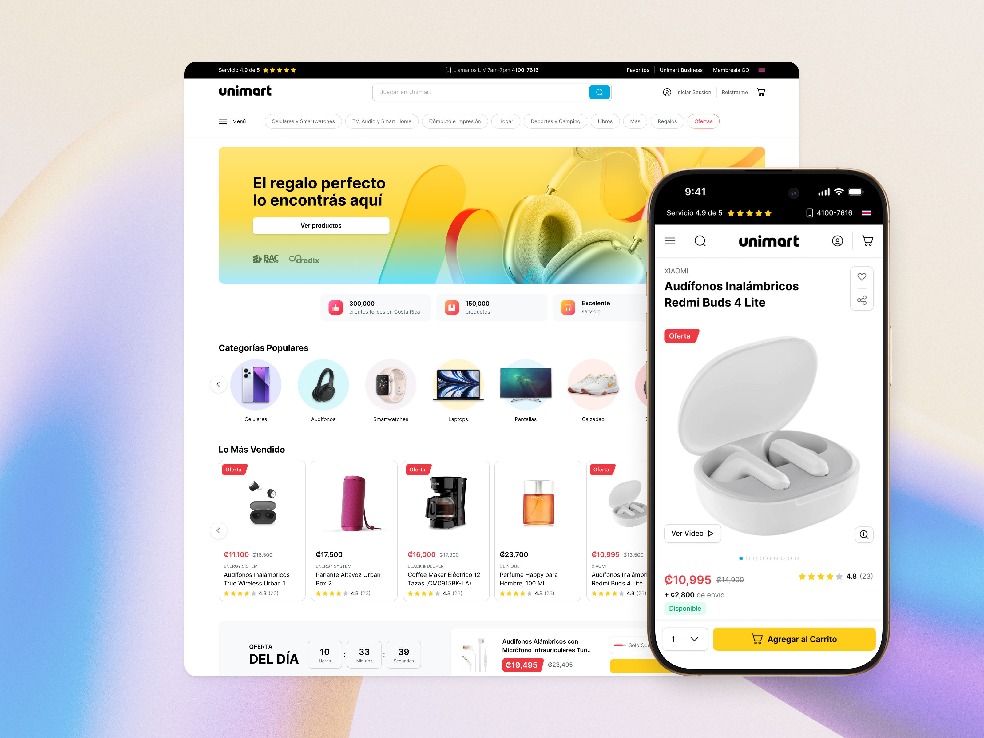 Unimart – E-commerce Web & Mobile Experience clean ui client work conversion focused e commerce ecommerce app ecommerce design ecommerce website homepage design minimal design mobile app design modern design online store product listing product page responsive design shopping app ui design ui ux ux design web design