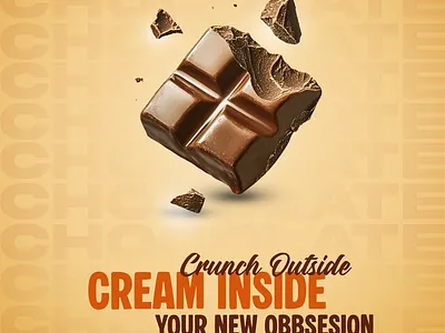 chocolate post brand design branding chocolate post custom design graphic design post post design