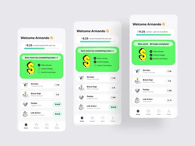 Task Card UI app card design mobile tasks ui ux