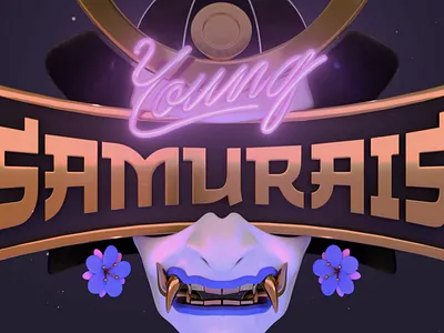 Young Samurais 👺 3d animation blender digital art dojo studio illustration motion