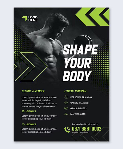 More elegant gym banner designs🔥 banner branding graphic design gyms