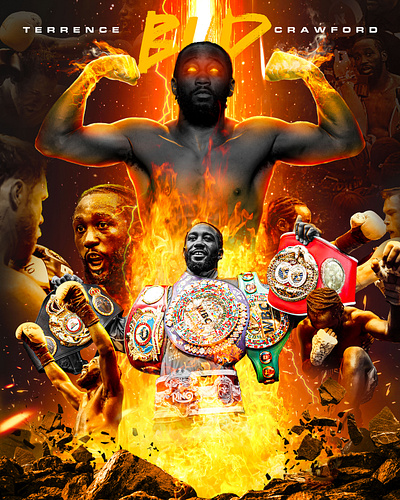 Terrence Crawford Artwork boxing boxing design canelo crawford terrence crawford