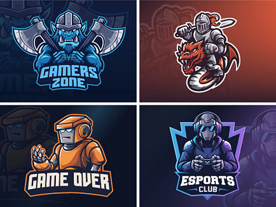 Esports Logo | Mascot Logo Design 3d logo branding cartoon logo club creative logo esports esports logo gamer gaming logo mascot logo minimal modern sports symbolic trypography twitch