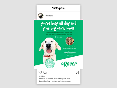 dogsitting advertisement // responsive ad for social media 🐾 addesign advertisement advertisementdesign dog dogs dogsitting freelance promo
