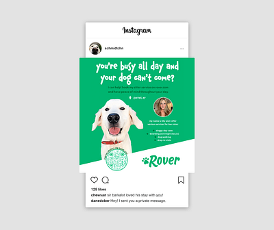 dogsitting advertisement // responsive ad for social media 🐾 addesign advertisement advertisementdesign dog dogs dogsitting freelance promo