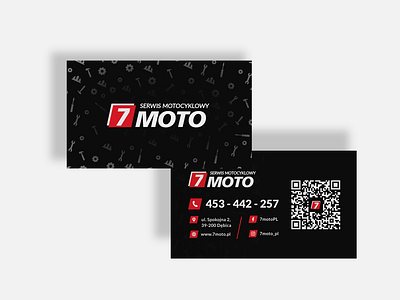 Bussines card for moto service business card moto service business card motocycle serwis motocyklowy wizytówka serwis samochodowy wizytówka
