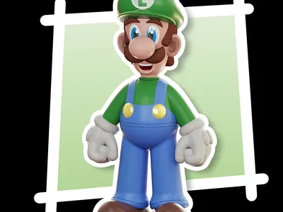 Luigi - MagicaCSG 3d 3dmodel 3dmodeling illustration magicacsg stylized