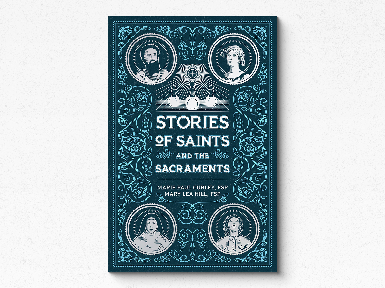 Example of Stories of Saints and Sacraments — Book Cover Design