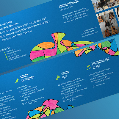 Flyer for a music studio brochure flyer design graphic design music flyer print design