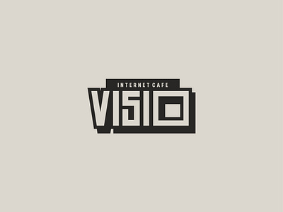 VISIO INTERNET CAFE branding design esport logo graphic design illustration logo mascot logo vector