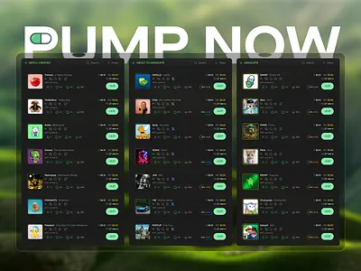 Pump.fun - Advanced trading terminal advanced advanced trading terminal cex crypto crypto dashboard crypto launchpad crypto meme trading crypto trading dex interface product pump fun terminal ton trading