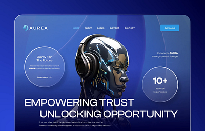 Aurea Logo Implementation ai animate brand brand design brand identity branding business card company graphic design logo logo design logos print rukuru saas tech visual identity