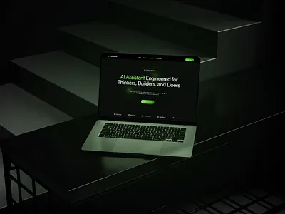 NeuroSpark — Mockup Showcase ⚡💻 landing page mockup ui ux web