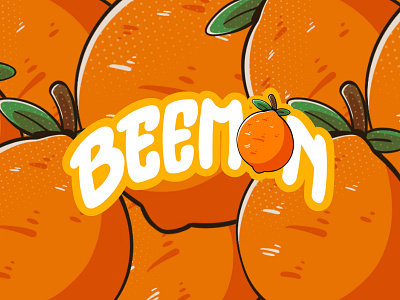 Beemon - Bees & Lemon Illustration animal animal illustration bees book story character fruit illustration habito hatypo illustration jungle lemon mascot
