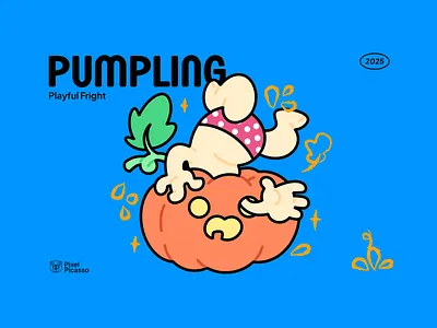Pumpling - Cartoon Character branding card game cartoon cartoon character character character design cute design graphic design halloween halloween cartoon halloween design illustration kawaii logo playful