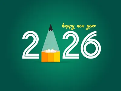 Happy New Year Poster 3d animation branding design graphic design illustration logo motion graphics ui vector