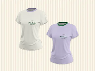 Sporty & Stylish Shirt for Padelier apparel branding design fresh graphic design padel padel brand padel branding padel court padel mockup padel outfit padel shirt padelier pastel shirt design shirt mockup sport sport shirt sporty strlish