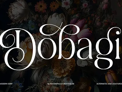 Dobagi – Elegant Modern Serif Font branding business card design display elegance graphic design illustration logo luxury magazine modern serif typography