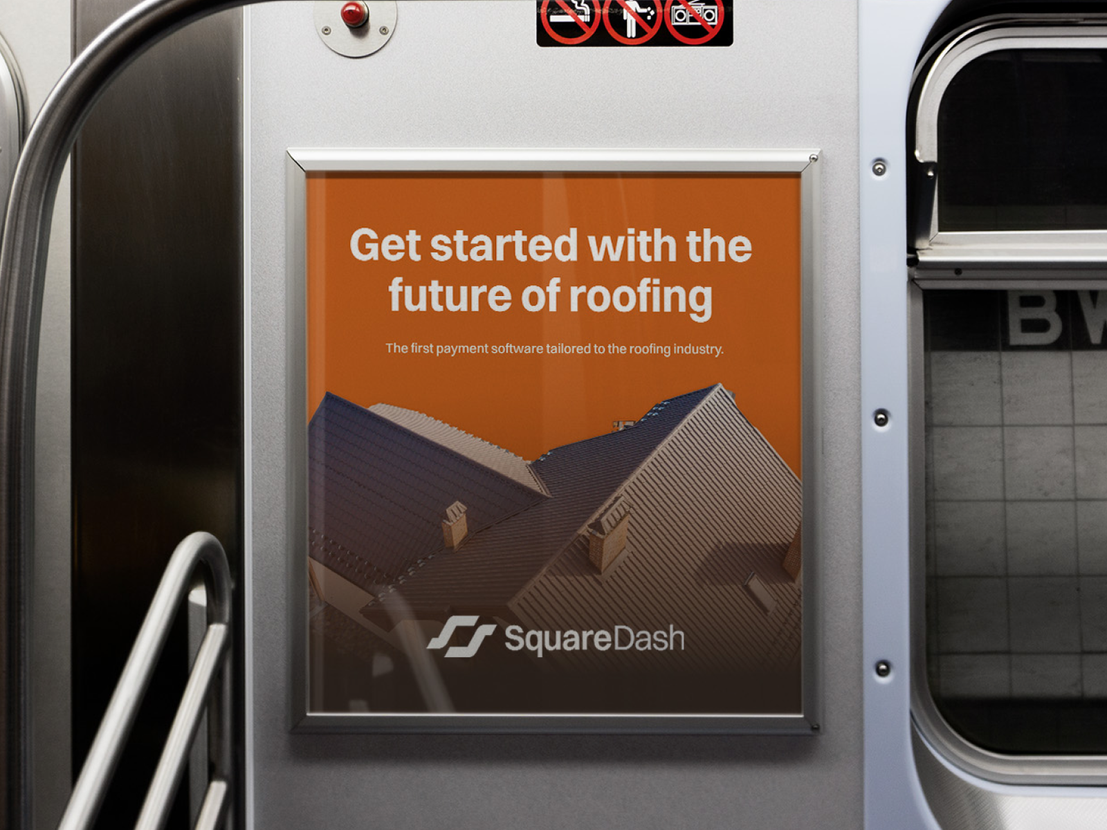 Example of Advertising Concept for the Squaredash Rebrand