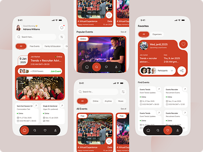 Event Management Mobile App- Eventura app booking branding event application event booking app event management mobile app event project eventappdesign eventplanning illustration ios local events app meetup mobile mobile app mobile app design party ticket ui ux