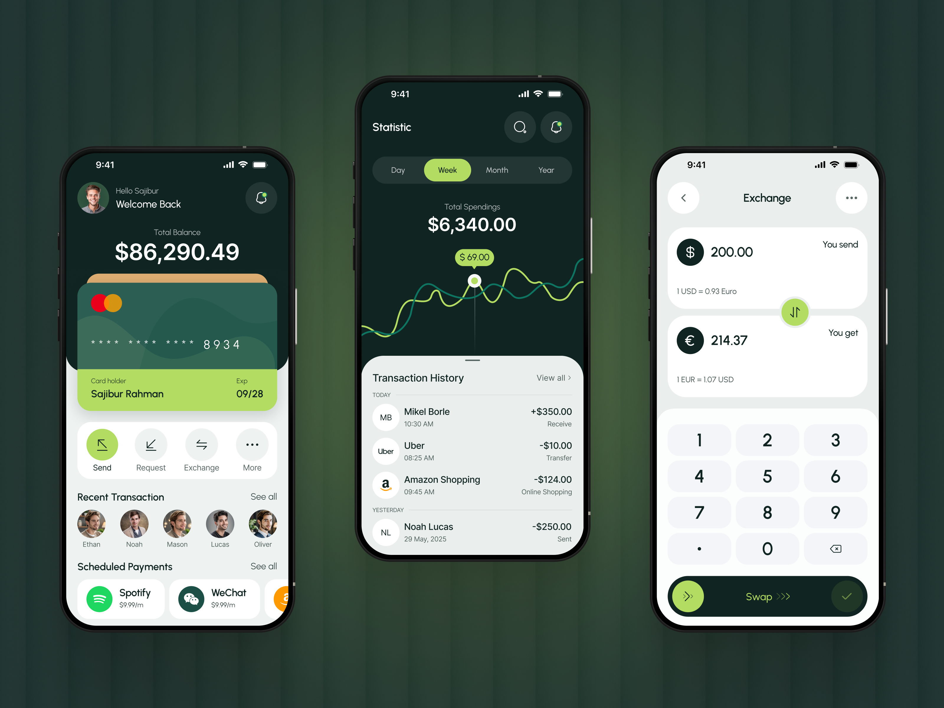 Example of Fintech Mobile App Design
