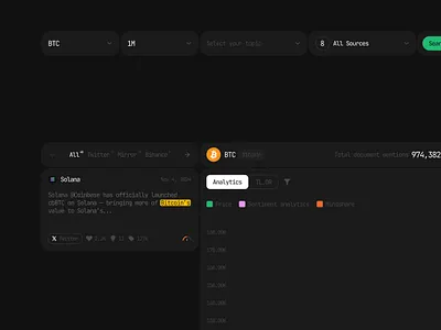 Kaito — Web3 Data, Made Actionable analytics clean crypto crypto currency crypto dashboard currency crypto dashboard finance popup product design wallet crypto