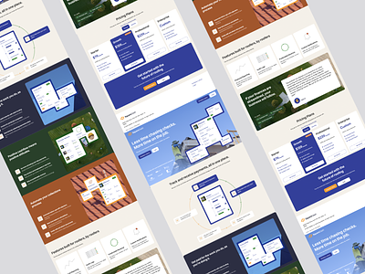 Samples of New Landing Page for Squaredash branding construction web design webflow website website design