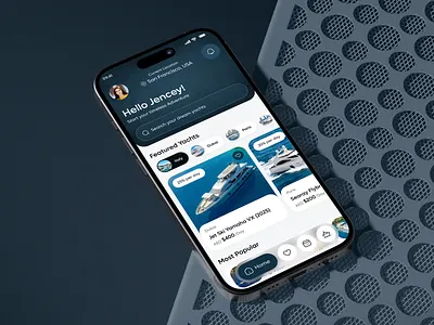 Yacht Renting App android app android motion app ios app mobile ios mobile ios motion mobile interaction mobile interaction design ui ux yacht yacht mobile
