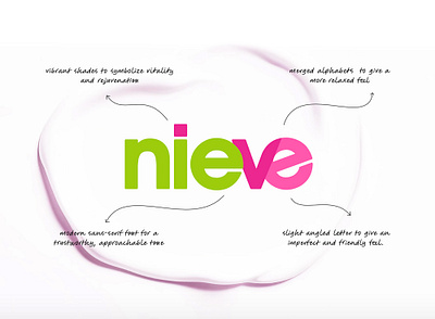 Nieve - The Skincare Brand branding illustration logo packaging skincare
