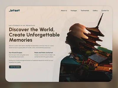 Jetset – Website design agency booking app branding design destination graphic design header landing page luxury portfolio travel agency travel agency website travel agent travel landing page ui ux web web travel tour web design website