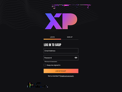 G4 XP Platform ui ui design web design website