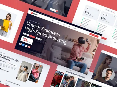 iZone Modern ISP Website apps design b2b branding design elegantdesign figma graphic design isp landing landing page modernwebdesign service softcrafty ui uin ux design webdesign website website design