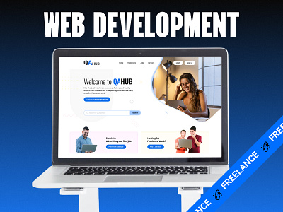 "QAHUB Freelance Job Platform Website"