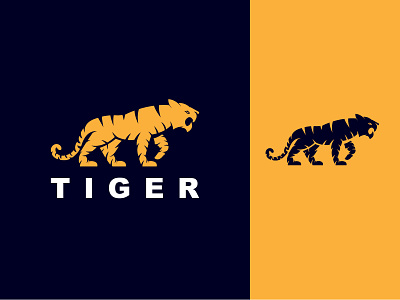 Tiger Logo animal animation branding creative logo design graphic design illustration logo minimal logo tiger minimalist tiger logo 2023 new design tiger logo for branding tiger logo for sale typography ui ux vector