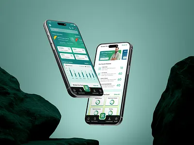 EduApp Dashboard – Streamlining Exam Prep for Online Learners appdesign dashboardui edtech examprep gamification learningapp mobiledesign onlineeducation uidesign