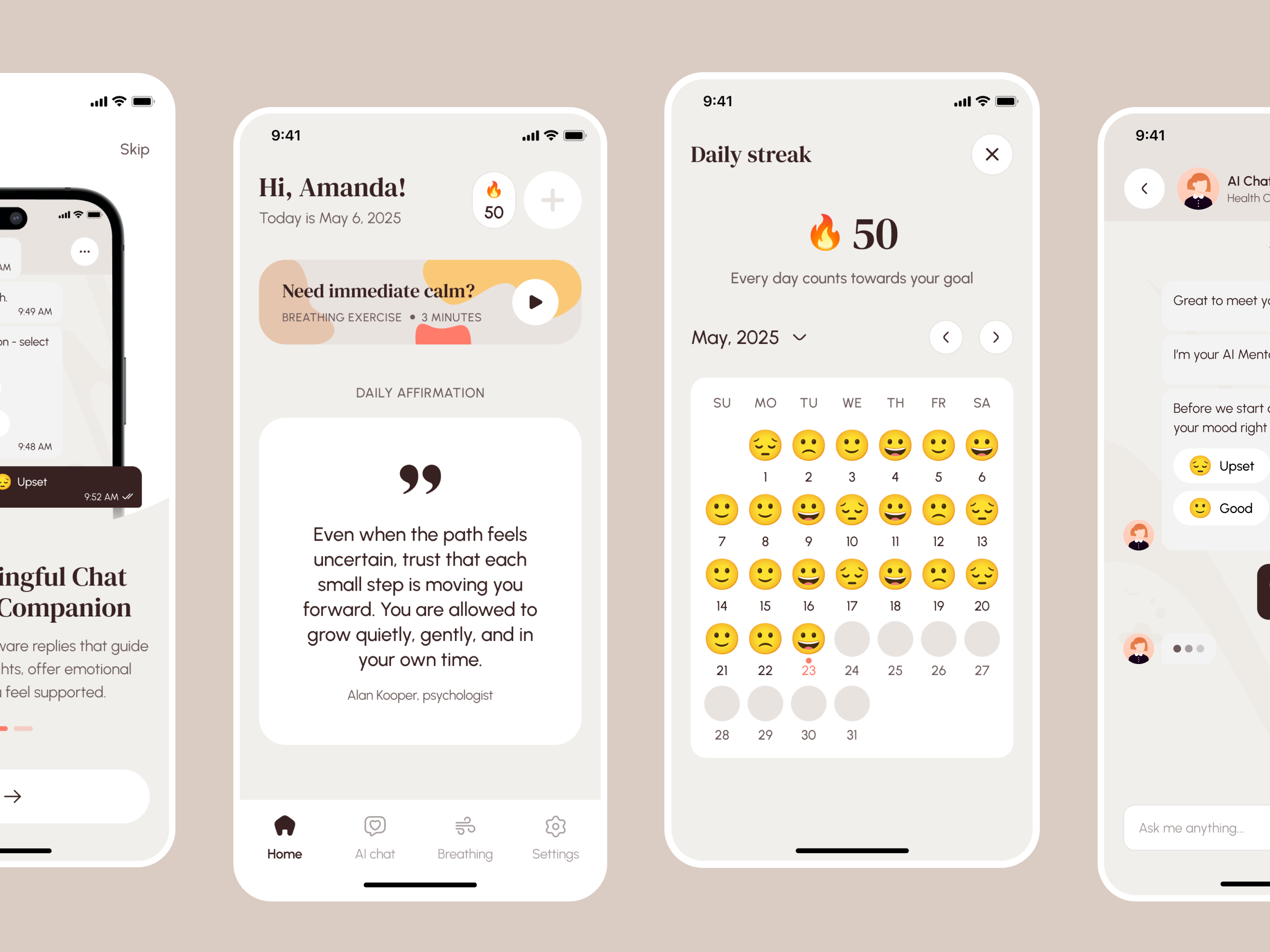 Meditation App Mobile Design