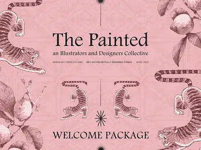 Pink Tiger_Illustration & Design animal branding design digital art graphic design illustratin illustration photoshop