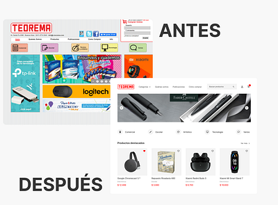 Teorema Rediseño Daily UI ecommerce landing page redesign ui ui design web design