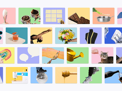 Custom Category Images for Class Marketplace branding design graphic design identity illustration ui