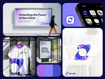 Letter Z Tech Logo brand identity branding logo logo design tech tech logo