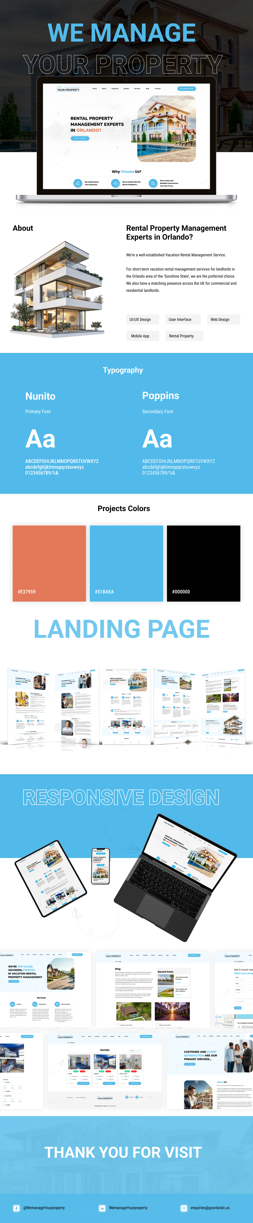 Example of Website Design & Development
