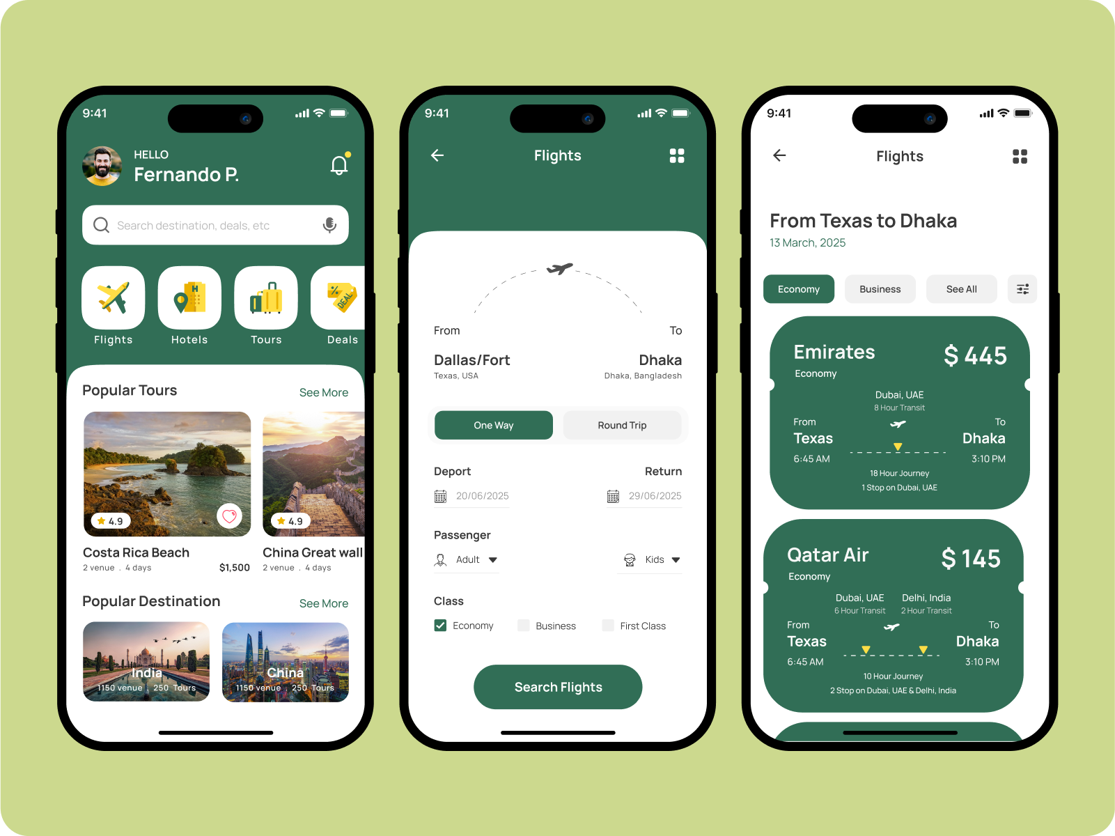Example of Ecommerce App Design