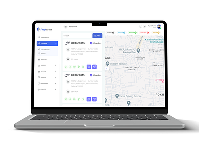 GPS Screen Design branding design gps graphic design landing page sm8uti uiux web design