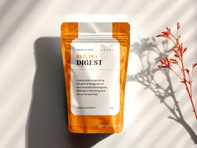 “Redefining Beverage Branding through Creative Tea Pouch Design”