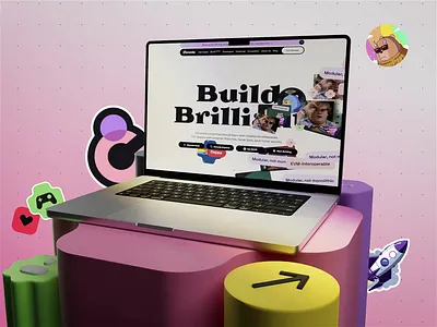 Chromia — Blockchain Identity, UX/UI & Marketing Design 3d 3d design animation blockchain branding crypto crypto design identity interactive design marketing design motion graphics ui design web design web3 web3 design