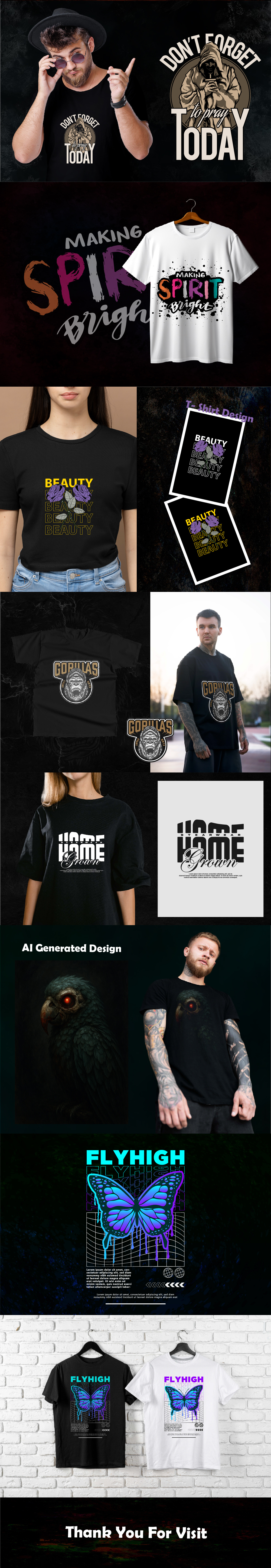 Example of T Shirt And Merchandise Design