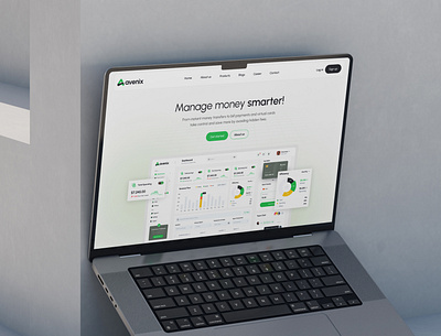 Unveiling the New Avenix FinTech Payment Landing Page! branding designshowcase fintech fintechdesig landingpage landingpagedesign productdesign saas uidesign uiux uxdesign uxportfolio webdesign