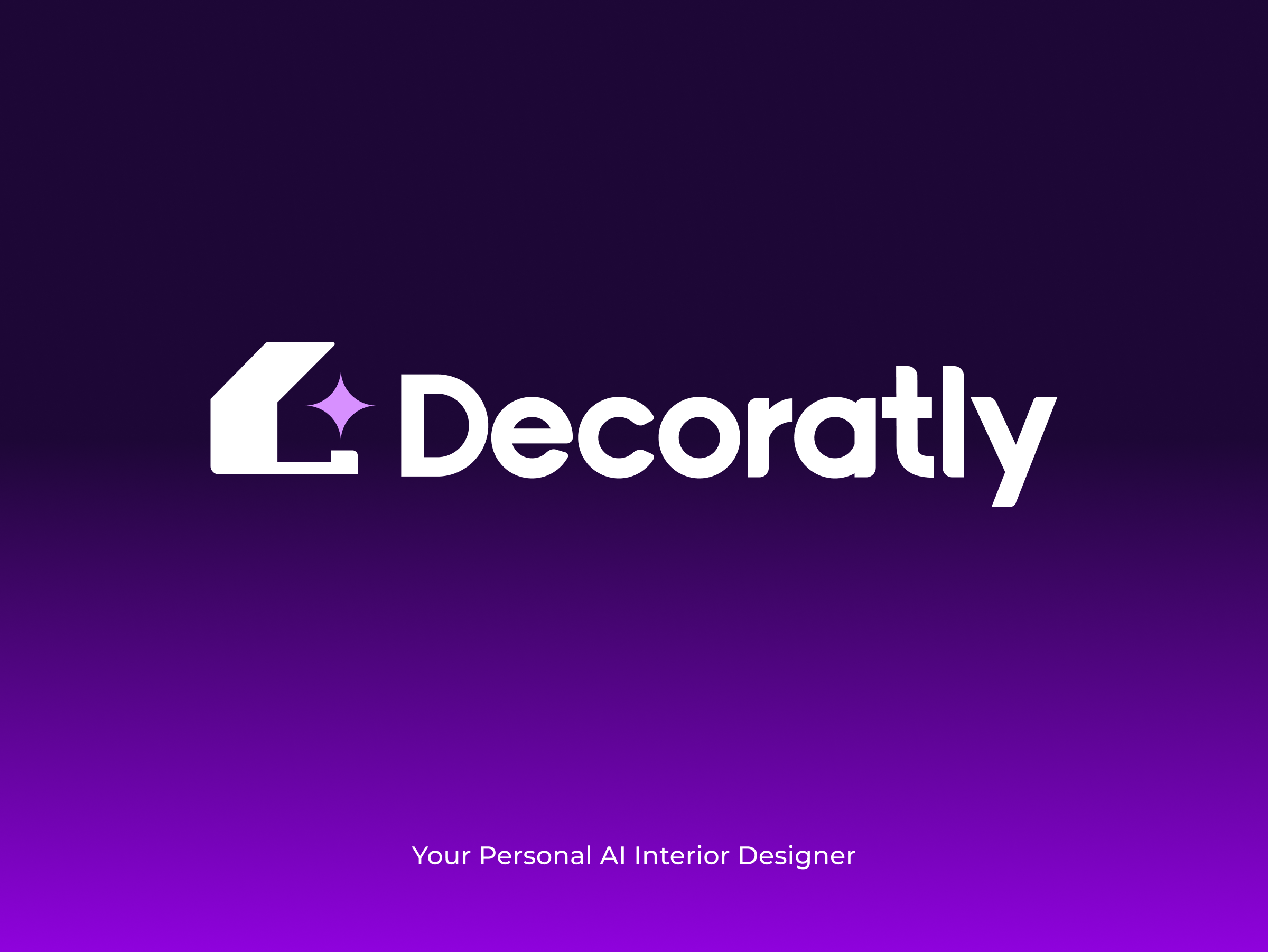 Decoratly - AI Interior Design branding design graphic design logo typography