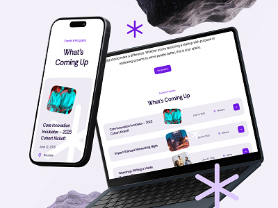 Events section design events events section ui ui design ux ux design web design webdesign website