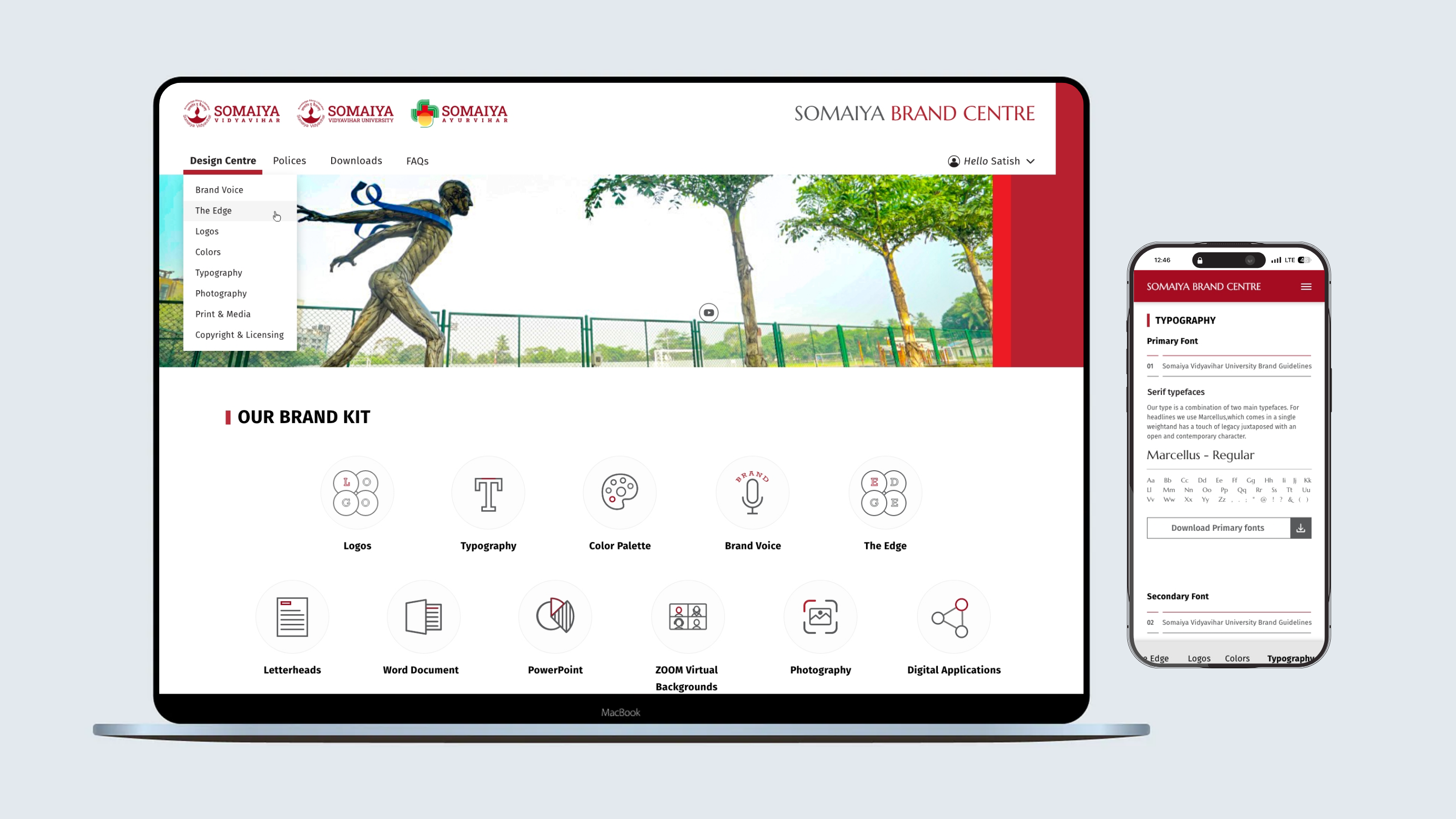 Brand Centre – Website Design Showcase brand website branding ui ux website